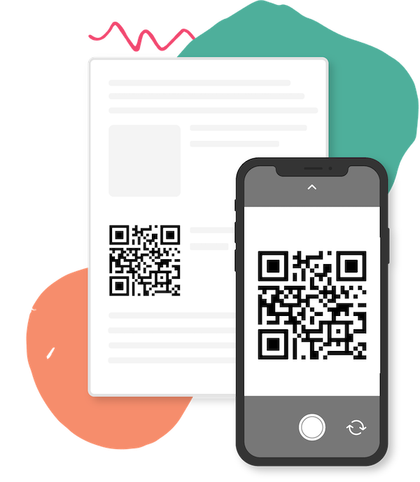 <p class='lead'>Share your content using a unique QR code that you can add to your posters, business card, email or social media.</p> QR codes are the perfect way to engage your audience when they’re out and about through their phones. All your readers need to do is hold up their phone and like magic, your Mobimag appears. image